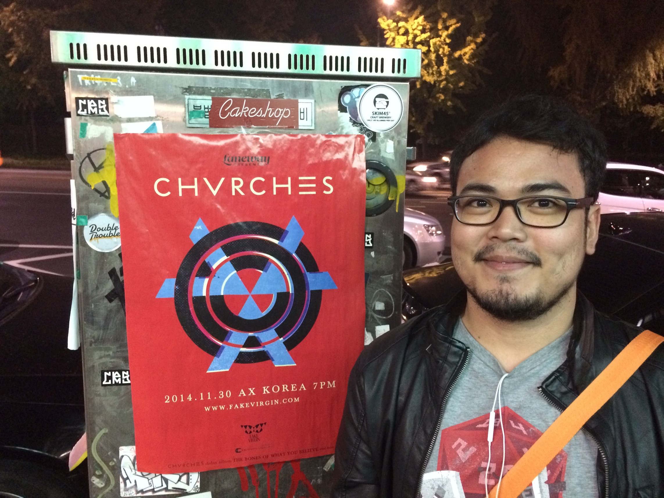 We saw CHVRCHES Asia Tour poster